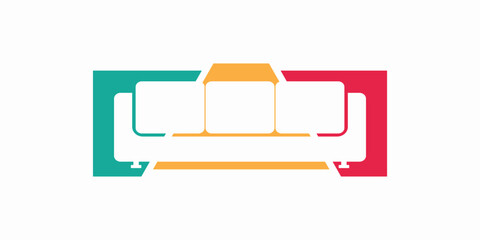 furniture logo design with modern consept