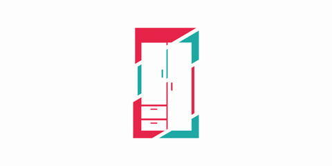 furniture logo design with modern consept