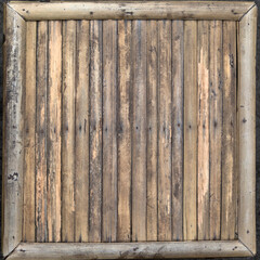 Weathered and battered wooden background