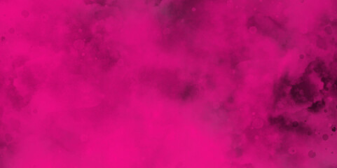 Hand-drawn bright pink gradient abstract watercolor splashed on the paper. pink watercolor texture background. 
