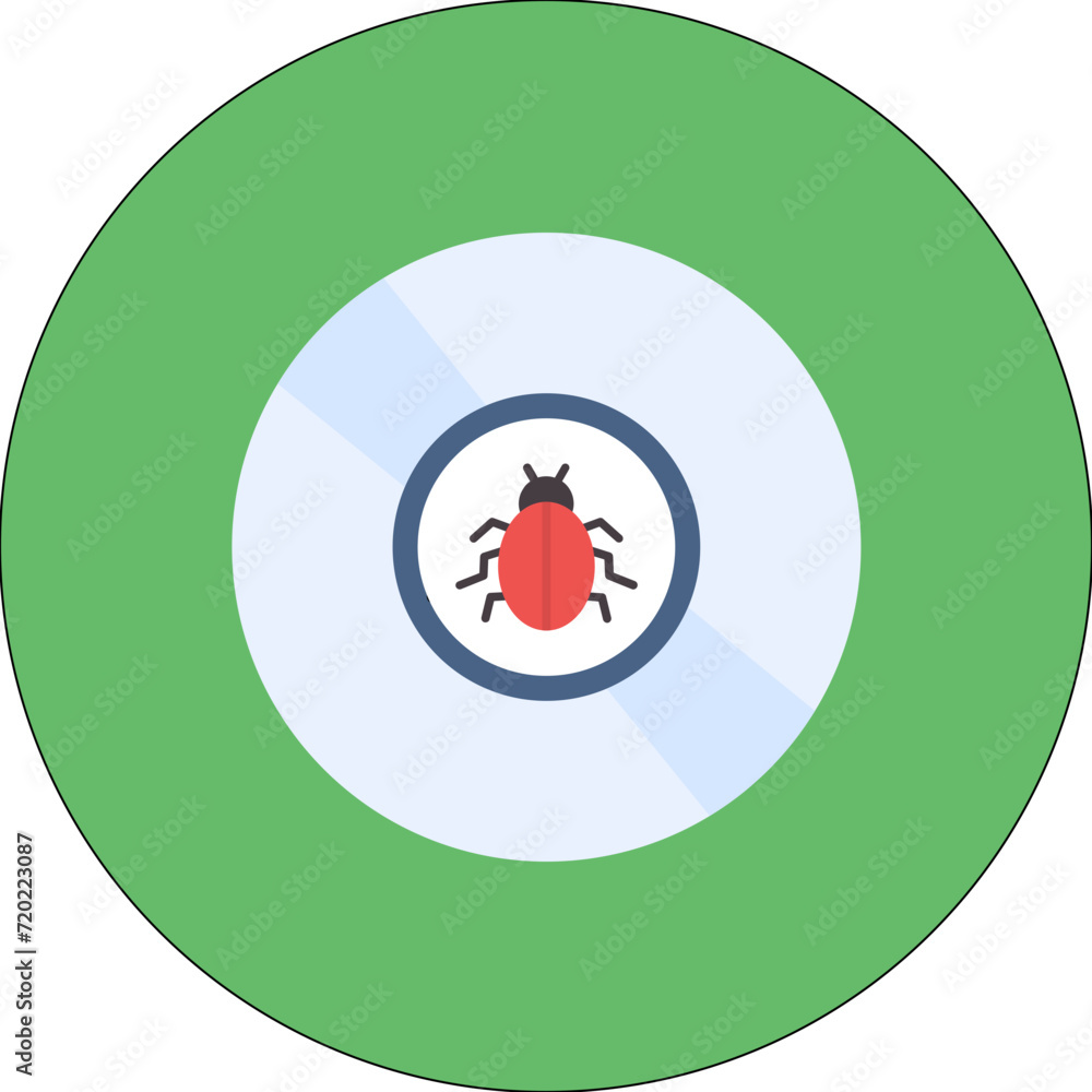 Poster cd virus icon vector image. can be used for cyber security.
