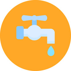 Water Tap icon vector image. Can be used for Ecology.