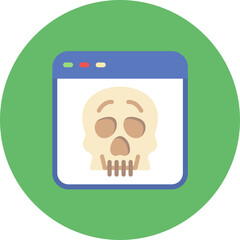 Malware icon vector image. Can be used for Cyber Security.