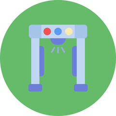 Metal Detector icon vector image. Can be used for Smart City.