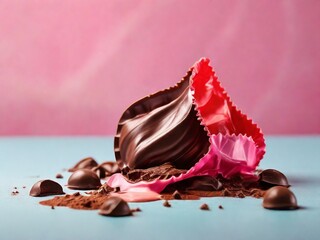 chocolate and rose