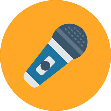 Microphone icon vector image. Can be used for Productivity.