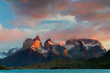 Sunrise in Torres del Paine