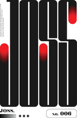 Poster Modern Aesthetic Color Simple