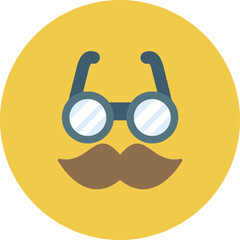 Fun Glasses icon vector image. Can be used for New Year.