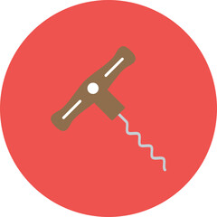 Corkscrew icon vector image. Can be used for New Year.