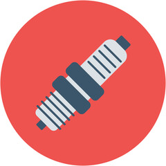 Spark Plug icon vector image. Can be used for Car Repair.