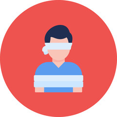 Hostage icon vector image. Can be used for Diplomacy.