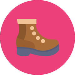 Boot icon vector image. Can be used for Clothes.