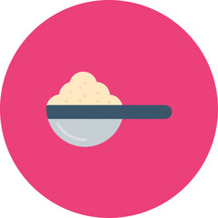 Measuring Spoons icon vector image. Can be used for Bakery.