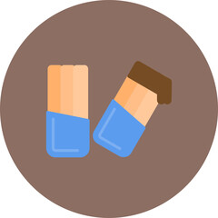 Churros icon vector image. Can be used for Bakery.