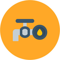 Oil Tap icon vector image. Can be used for Petrol Industry.