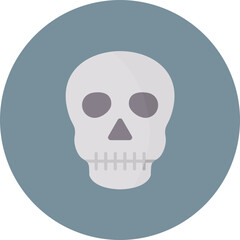 Skull icon vector image. Can be used for History.