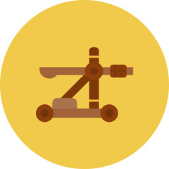 Catapult icon vector image. Can be used for History.