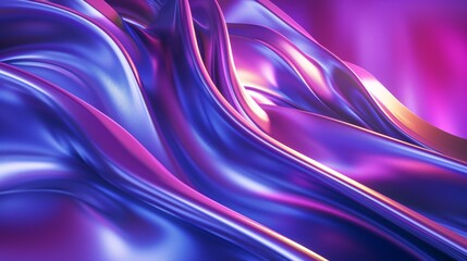 An ethereal blend of lilac and magenta swirl together in a mesmerizing fractal art, woven into a vibrant fabric of abstract colorfulness