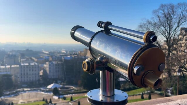 Paris, France, Montmartre, Eiffel Tower background, Valentine's day concept. Travel destination, sightseeing, walking tour