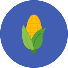 Corn icon vector image. Can be used for Restaurant.