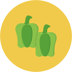 Paprika icon vector image. Can be used for Restaurant.