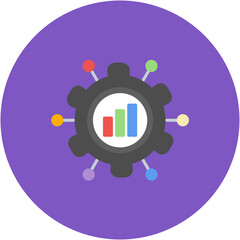 Project Management icon vector image. Can be used for Accounting.