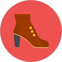 High Heels icon vector image. Can be used for Fashion.