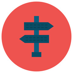 Direction icon vector image. Can be used for Business Startup.