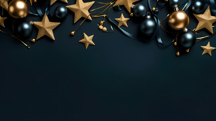 Luxurious shiny Christmas ball decoration, Christmas and New Year ornaments background