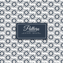 floral set of seamless patterns. Abstract geometric graphic design print pattern