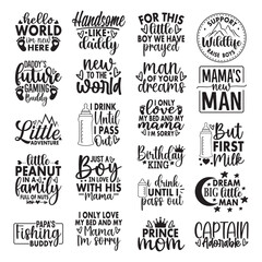 Fototapeta premium 21 Baby Boy design Bundle