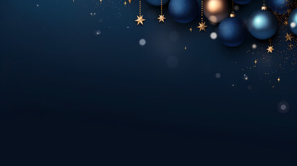 Luxurious shiny Christmas ball decoration, Christmas and New Year ornaments background