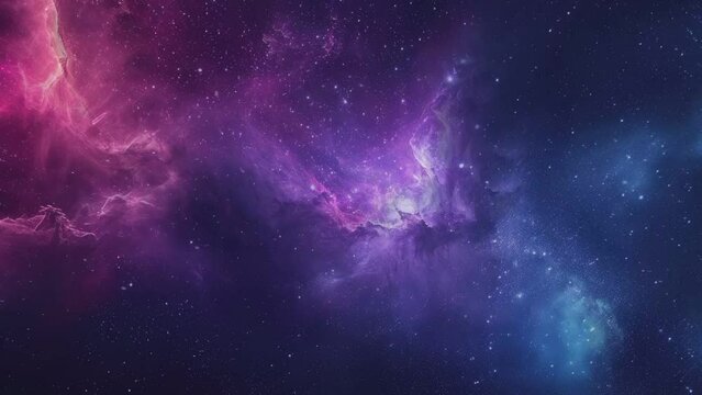 Loop animation of space galaxy footage