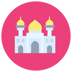 Mosque icon vector image. Can be used for City Elements.