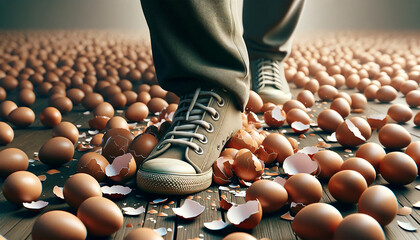 Walking on Eggshells - Delicate Balance in a Fragile Environment