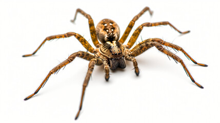 Spider mugil isolated on a white background