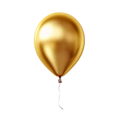 Deurstickers golden balloon isolated on white background © PNG WORLD