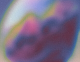 Fototapeta premium Grainy gradient abstract holographic background, Retro effect, Aesthetic noise texture