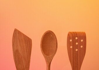 Kitchen utensils for cooking. Different kitchenware.