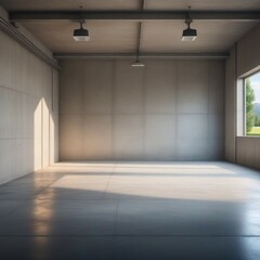 Obraz premium Empty concrete room or garage