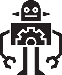 Robot Character Icon
