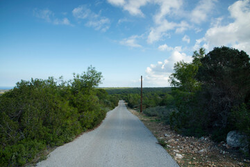 Road from RIzokarpaso going to Apostolos Andreas Cyprus 