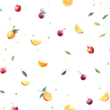 fruit-leafy-flat-illustration-pattern-randomly-placed-simple-shapes-minimalism-watercolor-style