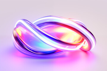 Abstract background. Digital 3D background. Analytical waves. Technology. 3D technological touches dock. Light of ring. Blue connection purple and colorful ring .