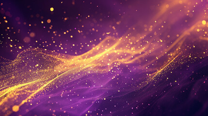 Fototapeta premium Purple and yellow-gold abstract background vector presentation design. PowerPoint and Business background.