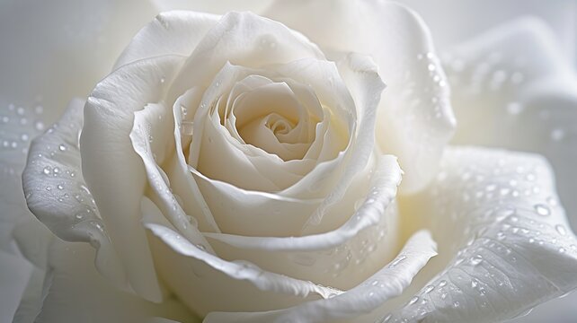 artificial intelligence macro image of a beautiful rose