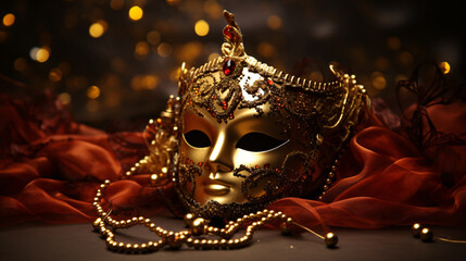 Naklejka premium venetian carnival mask