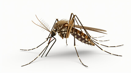 3d illustration of a mosquito isolated on white background