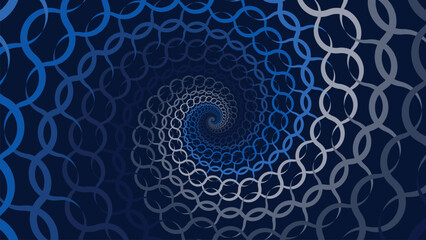 Abstract spiral net round vortex style background